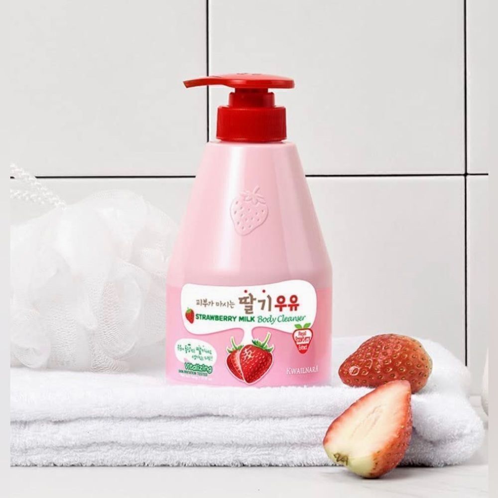 KWAILNARA Strawberry Milk Body Cleanser 19.75 oz